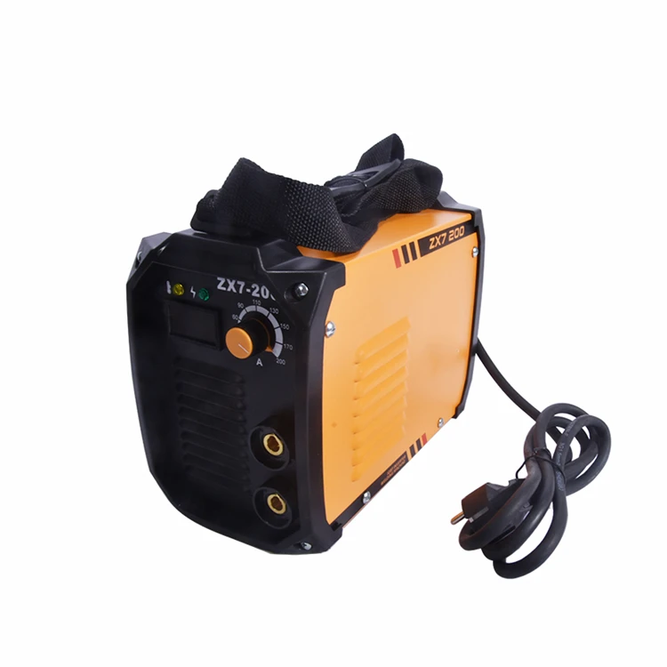 

New Portable Welder IGBT Inverter Portable Welding Machine Arc Welder ZX7-200 With Electrode Holder And Earth Clamp
