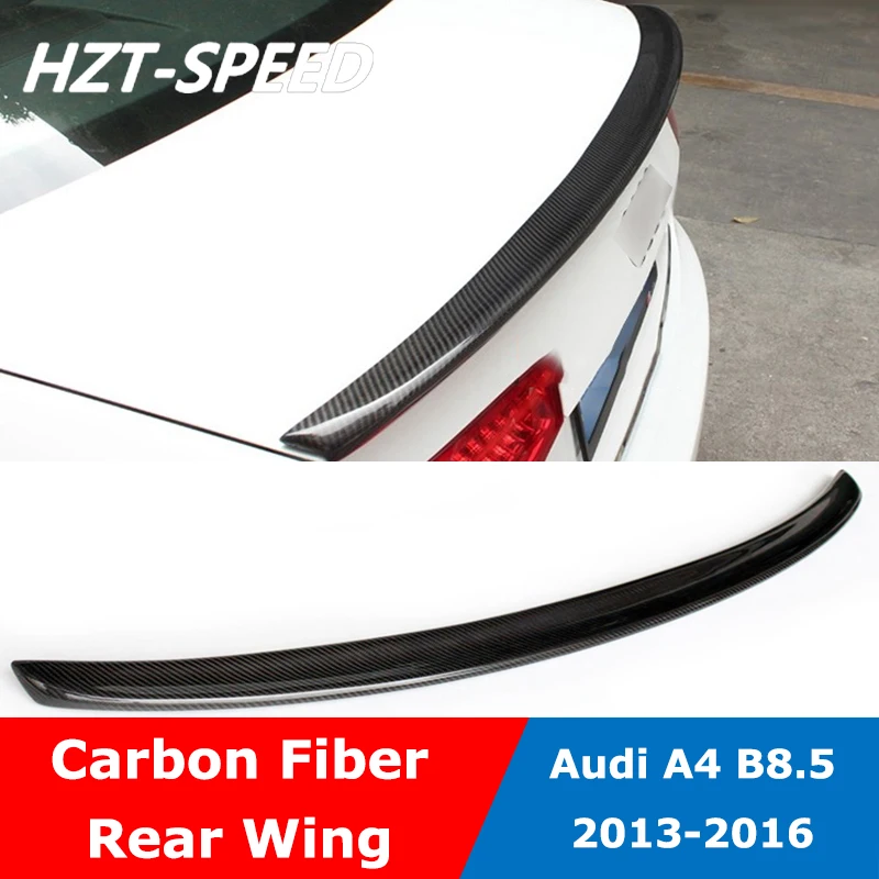 A4 B8.5 S Type Carbon Fiber Rear Trunk Wing Spoiler For Audi 2013-2016 | Автомобили и мотоциклы