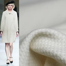 Красный малиновый белый твид шерстяная ткань шерсть материалы для одежды зимнее женское пальто куртка швейная ткань