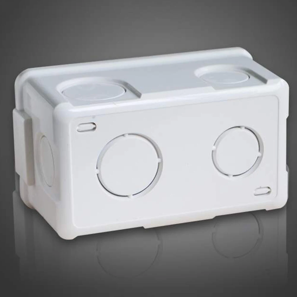 Распределительная коробка стандарт США/Австралии электрическая Монтажная коробка Прямоугольник Удобная коробка тайный запас трубопровод подвесной переключатель ПВХ коробка