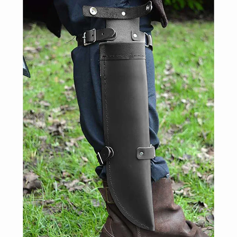 Mittelalterliches Schwert Frosch Aus Kunstleder - Verstellbares Dolch Holster Für LARP & Cosplay