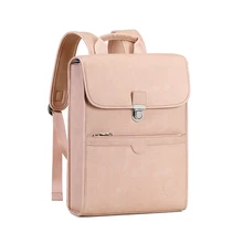 

New Style 13inch14inch15inch Waterproof PU Leather Laptop Backpack for Men and Women School Bag Computer Travel Business