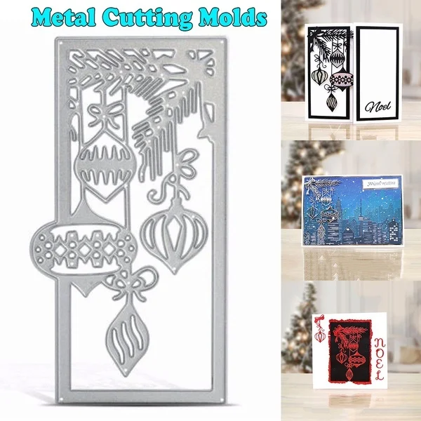 Metal Scissor cut Xmas Cutting Dies Stencil Scrapbook Album Paper Card