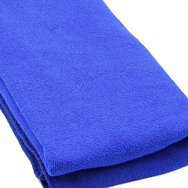Долговечное быстросохнущее банное полотенце из микрофибры для путешествий, спортзала, кемпинга, спорта, темно-синего цвета