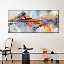 

Abstract Buddha Lord Oil Painting on Canvas Religious Posters and Prints Scandinavian Cuadros Wall Art Picture for Living Room