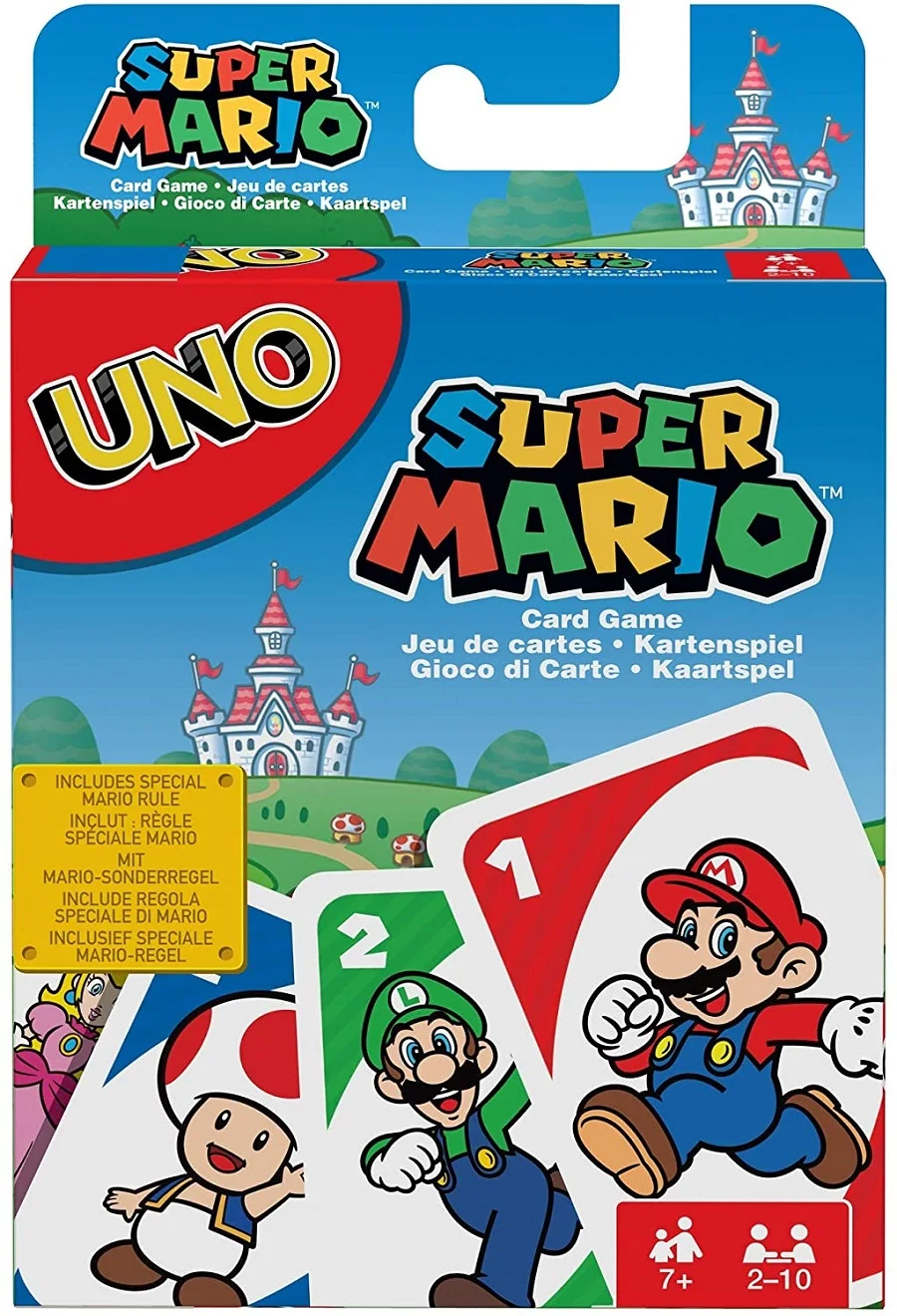 Super Mario Bros ¡Anime personaje del juego TARJETA DE un Super Mario que Super Mario Bros y uno! Niños regalos de cumpleaños