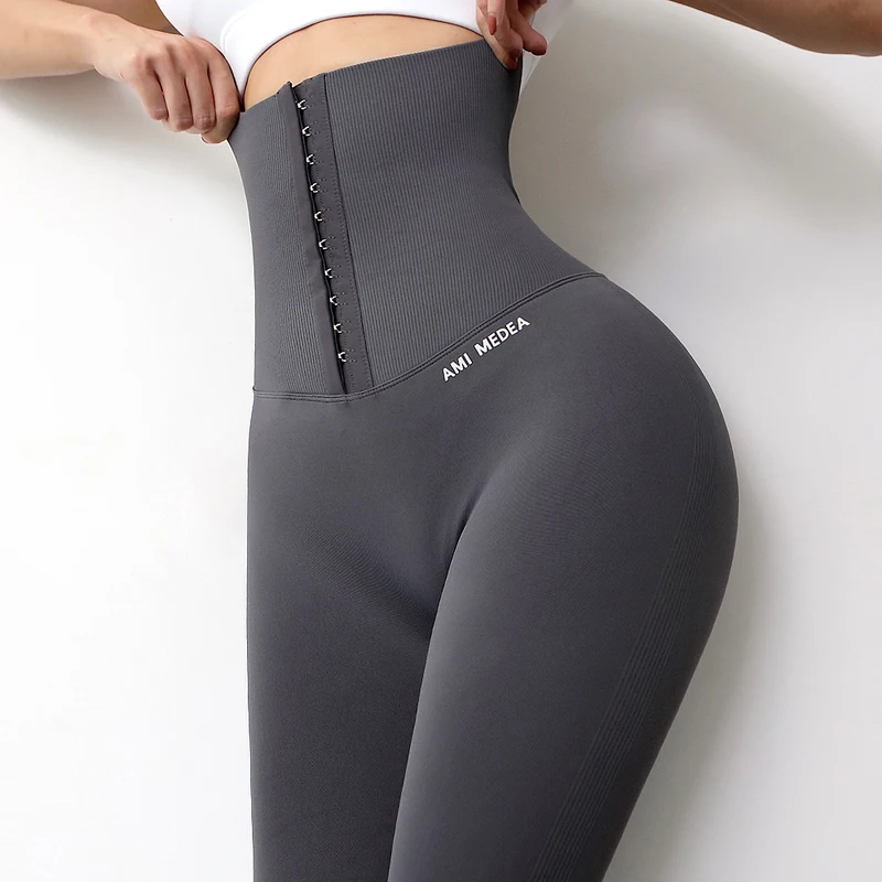 2021 Yoga Pants Stretchy Sport Leggings High Waist Seamless Compression Tights Sports Pants Push Up Running Women  Leggings