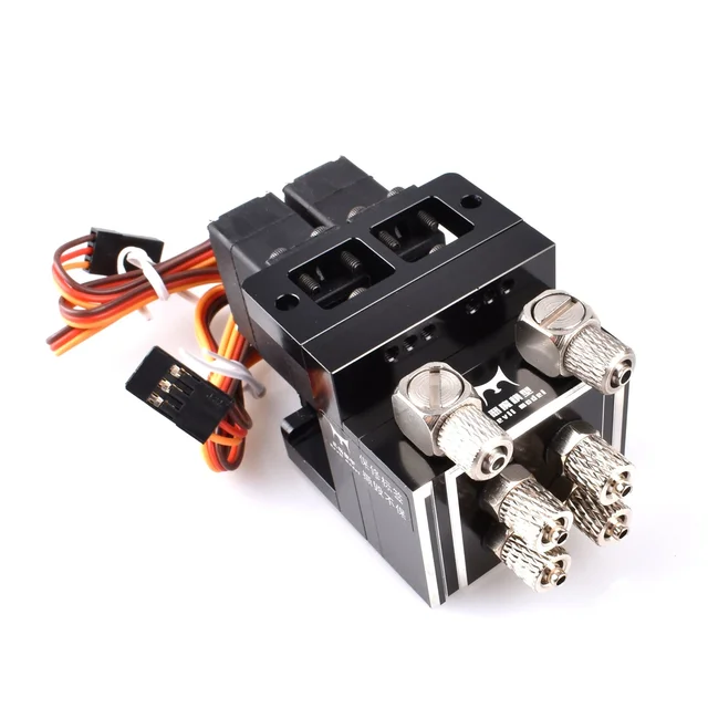 2CH/3CH/4CH/5CH/6CH/7CH Directional Valve Hydraulic Oil Valve Controller With Servo for 1/12 RC Excavator Bulldozer Parts