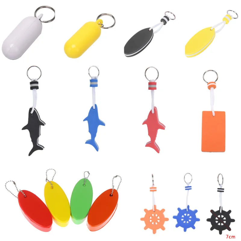 

Anti-lost Buoyant Keyring Kayak Floating Key ring Finder Marine Sailing Boat Float Canal Keychain Water Sports Fish float