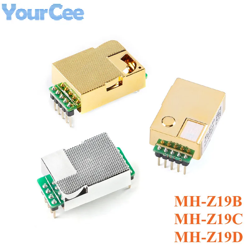 MH-Z19 MH-Z19C MH-Z19D MH-Z19B ИК инфракрасный CO2 Сенсор углекислый газ модуль монитор 400-5000