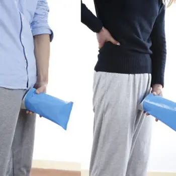 

Emergency Urinate Bags Unisex Children Adult Outdoor Easy Take Piss Bags Car Travel Emergency 600CC Mini Toilet Urinate Bags A