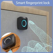 

TY NEW2022 Fingerprint Lock Smart Cabinet Locks Biometric Keyless Furniture Drawer Cabinet Wardrobe Fingerprint Locks For Drawer