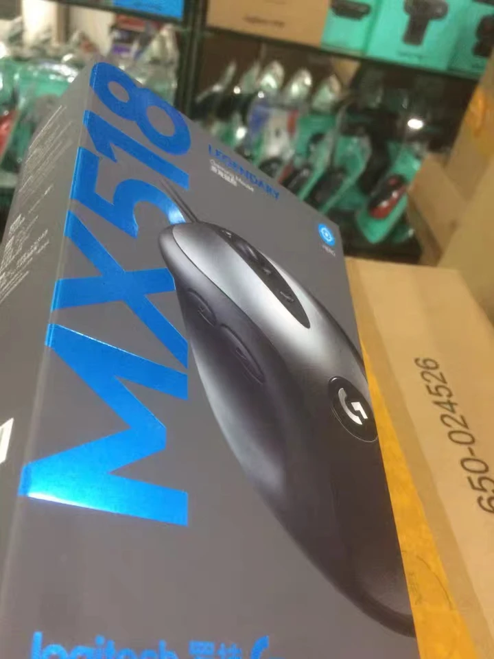 Ogitech MX518 оригинальная легендарная Классическая игровая мышь 16000DPI