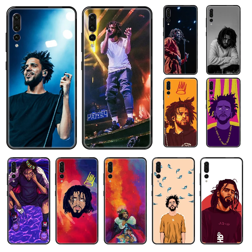 Q20 J.Cole Phone case For Huawei P 8 10 20 30 Smart Plus 2019 Z Lite Pro 2017 black painting prime silicone cover 3D funda | Мобильные