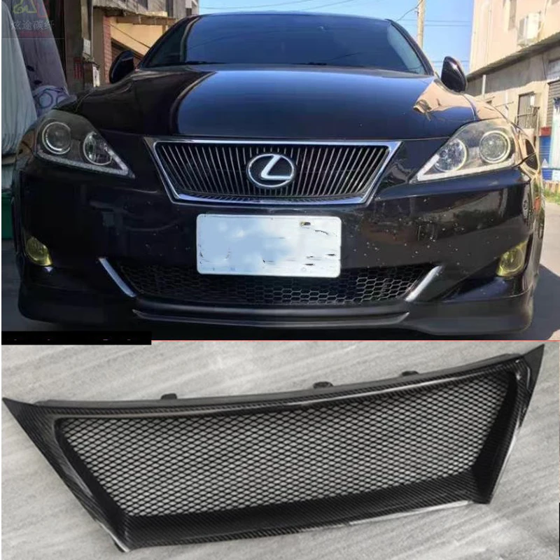 Для Lexus IS250 IS350 2007 2008 2009 2010 2011 2012 F Sport карбоновая решетка Передняя решетка