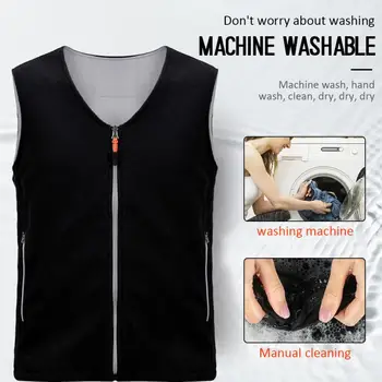 

1pcs Outdoor Men Electric Heated Vest USB Women Heating Vest Winter Thermal Polyester For Motorcycle Accessories
