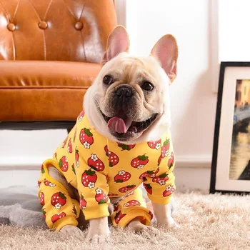 

Dog Clothes for Small Dogs Cotton Jumpsuit for French Bulldog Chihuahua Pajamas Soft Overalls for Yorkshire Puppy Pomeranian