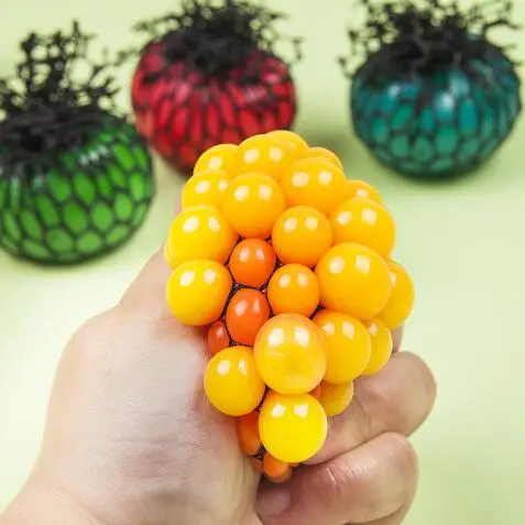1pc 4.5cm Funny Anti Stress Ball Novetly Squeeze Ball Hand Wrist Exercise Antistress Slime Toy