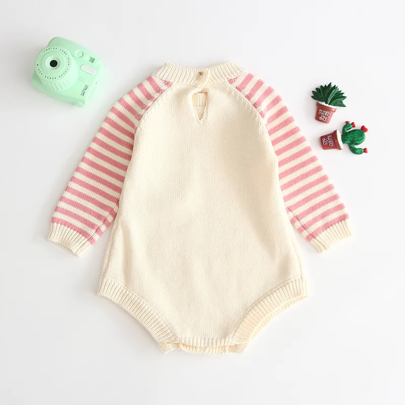 New Baby Rompers Clothes Autumn Winter Long Sleeve Newborn Girls Jumpsuits Outfit Fashion Knit Toddler Overalls Boys Playsuit