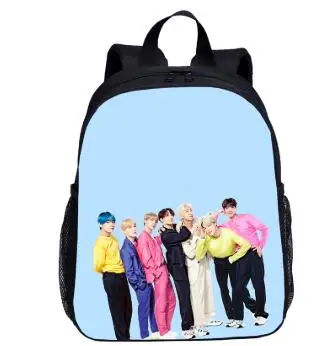 

New 2020 Kpop Jungkook Suga V JIMIN Kid Infant School Bags Baby Girls Cute Travel Backpack Harajuku Children Casual Bag Bookbag