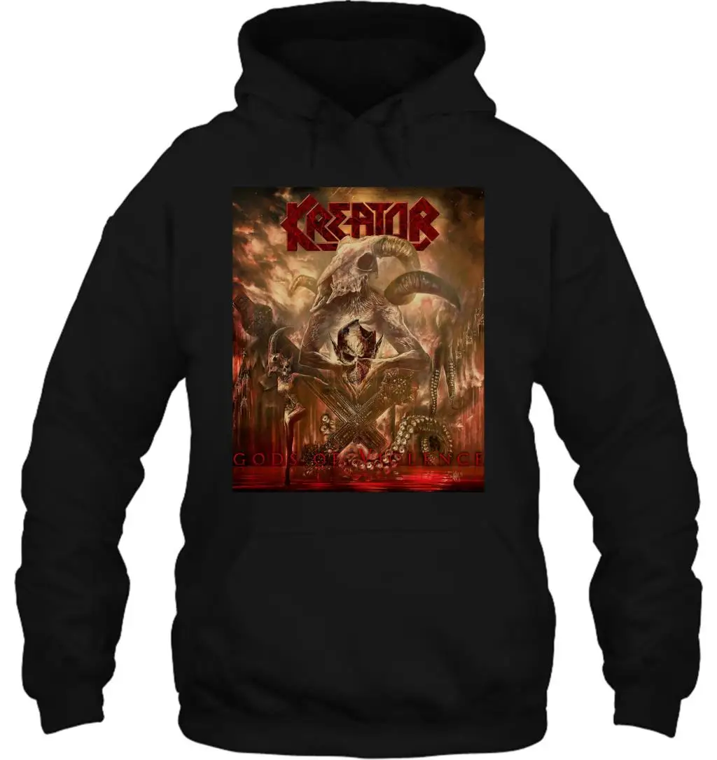 Мужская толстовка Kreator Gods Of Violence рубашка s m l xl официальный Thrash Metal Новая женская уличная одежда