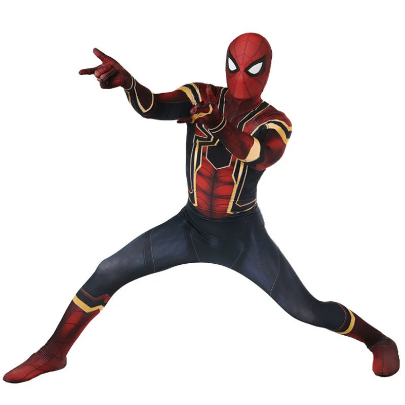 Costume Spider Homecoming Cosplay Costume Tom Holland Iron Spider Suit Disfraz Factory Halloween Costumes for Men