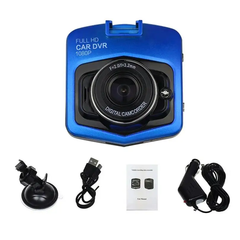 Blue A5 shield High-Definition 1080P Dashcam приложение для вождения совместимый ультра-тонкий регистратор вождения 1080P HD антивибрационный Автомобильный регистратор - Название цвета: Blue