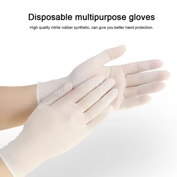 

Disposable Gloves Thicken Nitrile Gloves Box Of 100 PCS Latex Free Powder Free Textured S M L Fast Drop Shipping Unisex