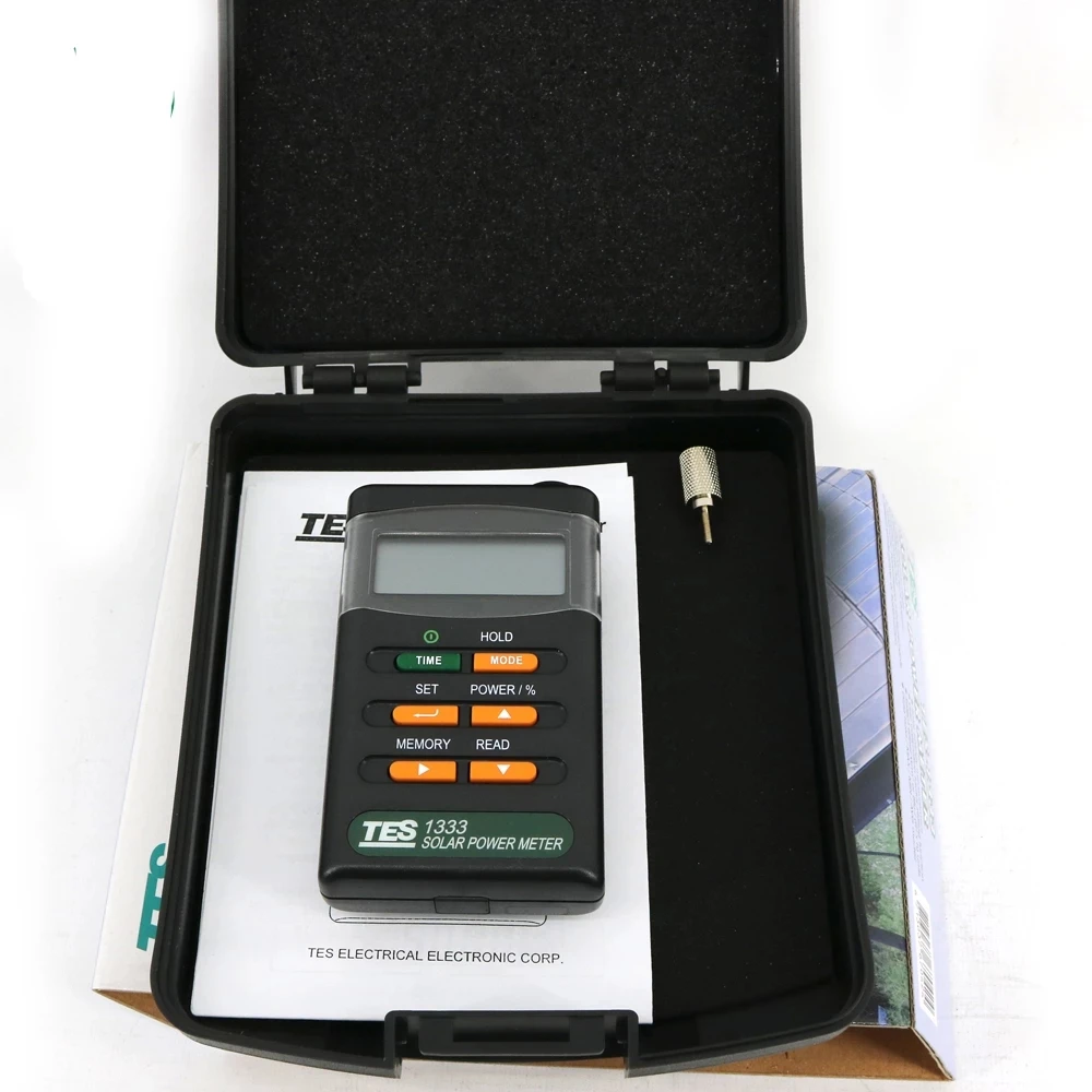 TES-1333 Solar Power Meter with User Calibration Factor Setting Function 6