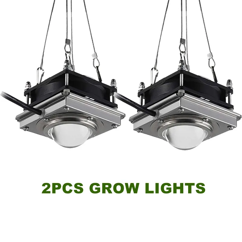 2pcs grow light 2 шт. COB светодиодный светильник для выращивания 150 Вт фито-лампа полный спектр светодиодный светильник для дома для растений коробка для выращивания палатки для рассады цветов Проращивание - Испускаемый цвет: 2pcs grow light