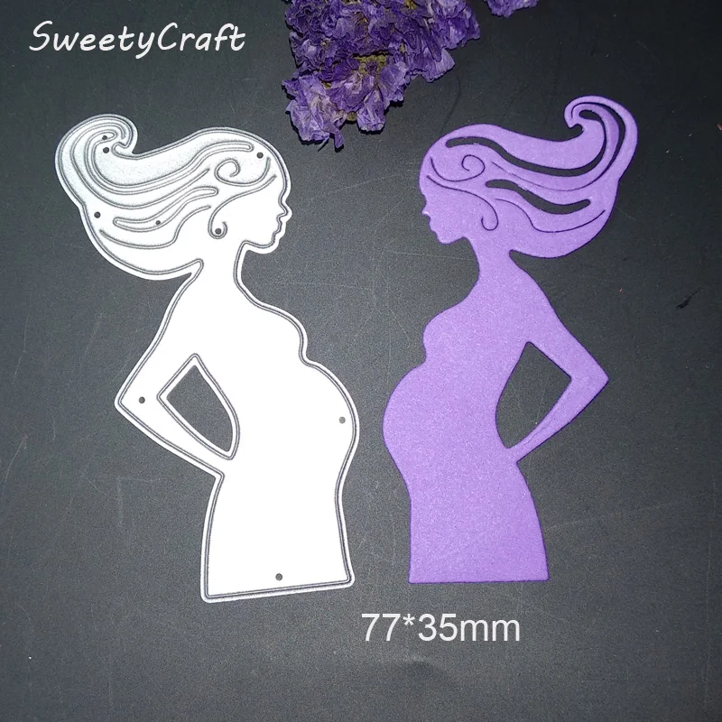Metal Cutting Dies Pregnant women Scrapbooking New 2018 Die Cut Craft Stamps Embossing Paper Card Making Background Frame | Дом и сад