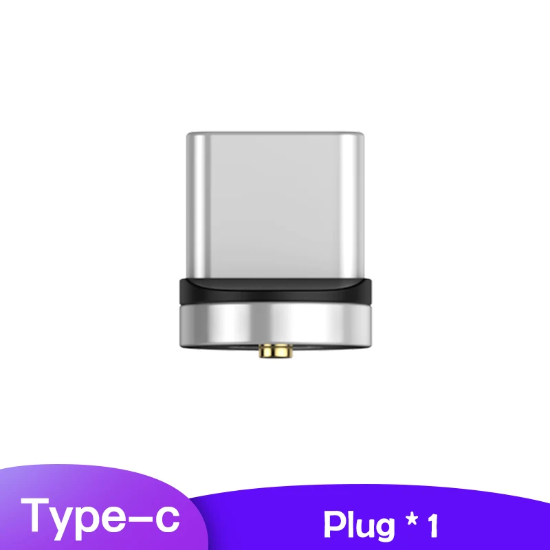 For Type-C Plug KUULAA Магнитный Micro usb type C кабель для iPhone Xiaomi Android мобильный телефон Быстрая зарядка USB кабель магнит зарядное устройство провод шнур - Цвет: For Type-C Plug