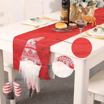 

Christmas Santa Claus Table Runners Table Runner Home Decorative Table Runner Carpet Christmas Decorations 180*33cm
