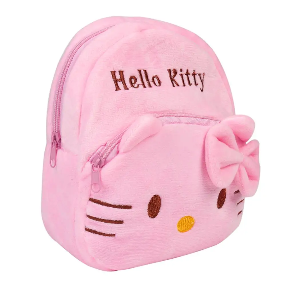 Горячая Распродажа, Детский плюшевый рюкзак hello kitty для мальчиков и девочек