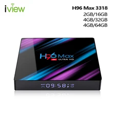 Android tv Box H96 Max 3318 четырехъядерный 64 бит Cortex-A53 IP tv подписка Польша 4K Android 9,0 IP tv M3U Smart tv медиаплеер