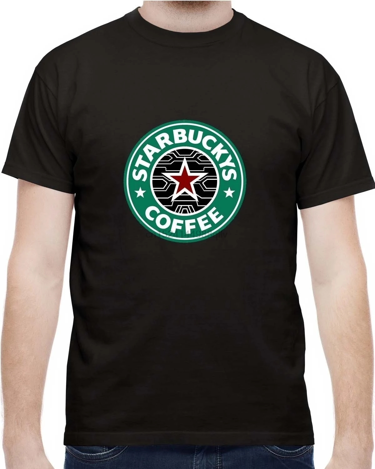 Bucky Barnes The Winter Soldier Coffee Мужская футболка черные модные хлопковые топы Размер S-4XL |