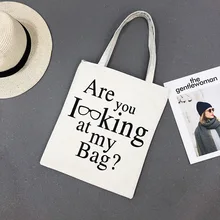 Холщовая Сумка с принтом модная простая сумка для покупок сумка для женщин с мультяшным рисунком для студентов макияж пропущенные занятия большая сумка