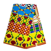 Африканская нигерийская Анкара голландская восковая ткань настоящий воск хлопок принты высокое качество ткани для женщин шитье 6 ярдов