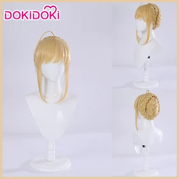 

DokiDoki-R Game Cosplay Wig Fate Grand Order Lancer Artoria Pendragon Wig Women Fate Grand Order Artoria Cosplay Wig