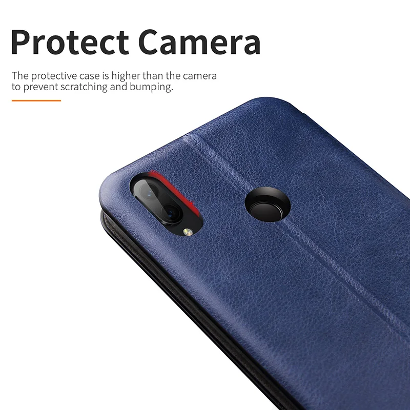 Роскошный Магнитный чехол-книжка для xiaomi redmi note 5, 6, 7, 8, 8T Pro, кожаный чехол Crazy Horse для redmi note 8 pro, 8pro