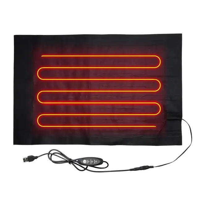 22X40Cm/30X45 Cm 5V 2A Usb Pet Melegebb Fűtőpad Elektromos Téli Meleg Szőnyeg Állatokhoz Fűtés - Image 5