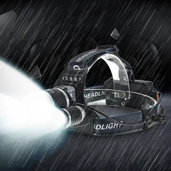 

Jiguoor XM-L T6 LED 5000LM Rechargeable Headlamp Headlight Torch For Camping Hunting Fishing Head Torch Light by 18650 Battery