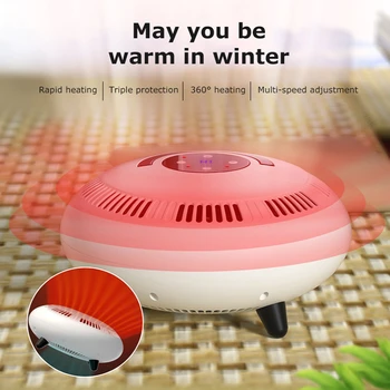 

PElectric Air Heater Fan Cool&Warm Wind Blower Winter Warmer Timer Remote Portable Thermal Warm Heating Stove Radiator Heaters