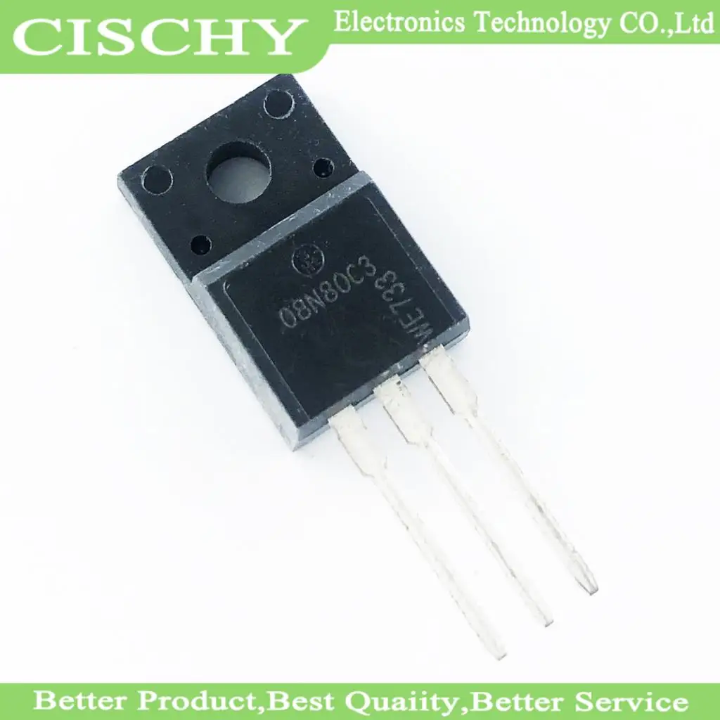 Transistor SPA08N80C3 TO-220F 