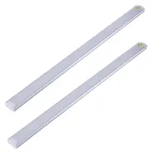 30 см 6 Вт 21 светодиодный USB сенсорный датчик полосы с регулируемой яркостью светодиодный светильник для бара под полкой Настольный светильник для спальни прикроватный шкаф для ванной комнаты