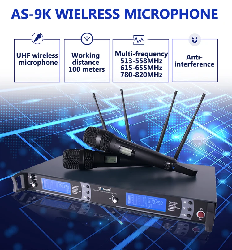 AS-9K wireless microphone0