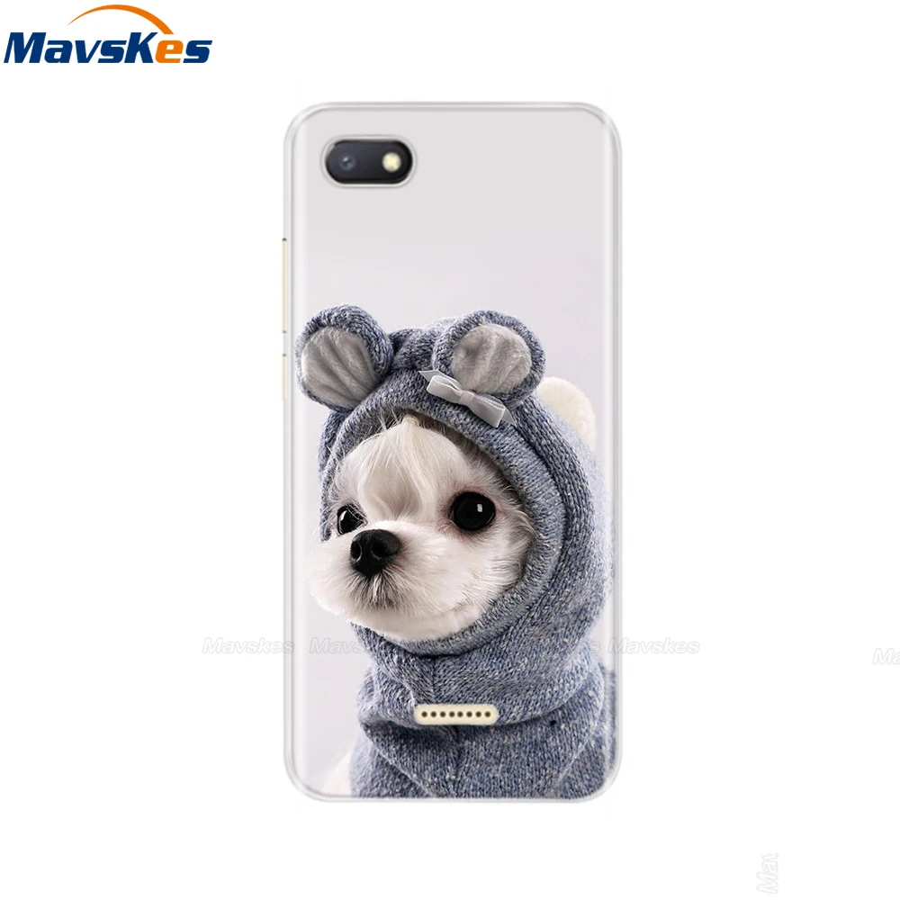 leather case for xiaomi Silicone Phone Cases For Xiaomi Redmi 6A / 6 Case Silicon Soft TPU Back Cover For Xiaomi Redmi 6 Redmi6A 6 A Case Coque Funda xiaomi leather case Cases For Xiaomi