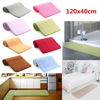 

120x40cm Floor Rug Carpets for Living Room Dining Room Bedroom Bathroom Water Absorbent Soft Memory Foam Non Skid Door Mat
