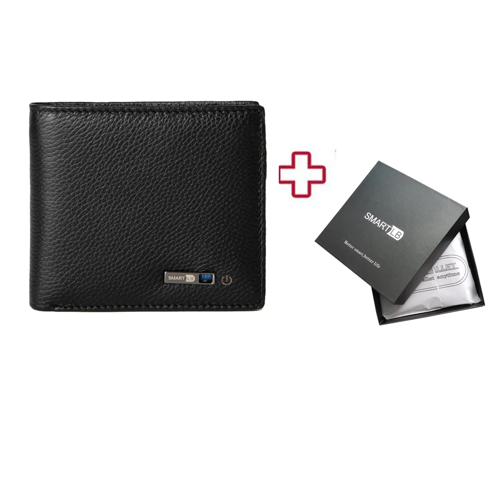 Smart Wallet Soft Leather Bluetooth Tracker - Smart Wallet