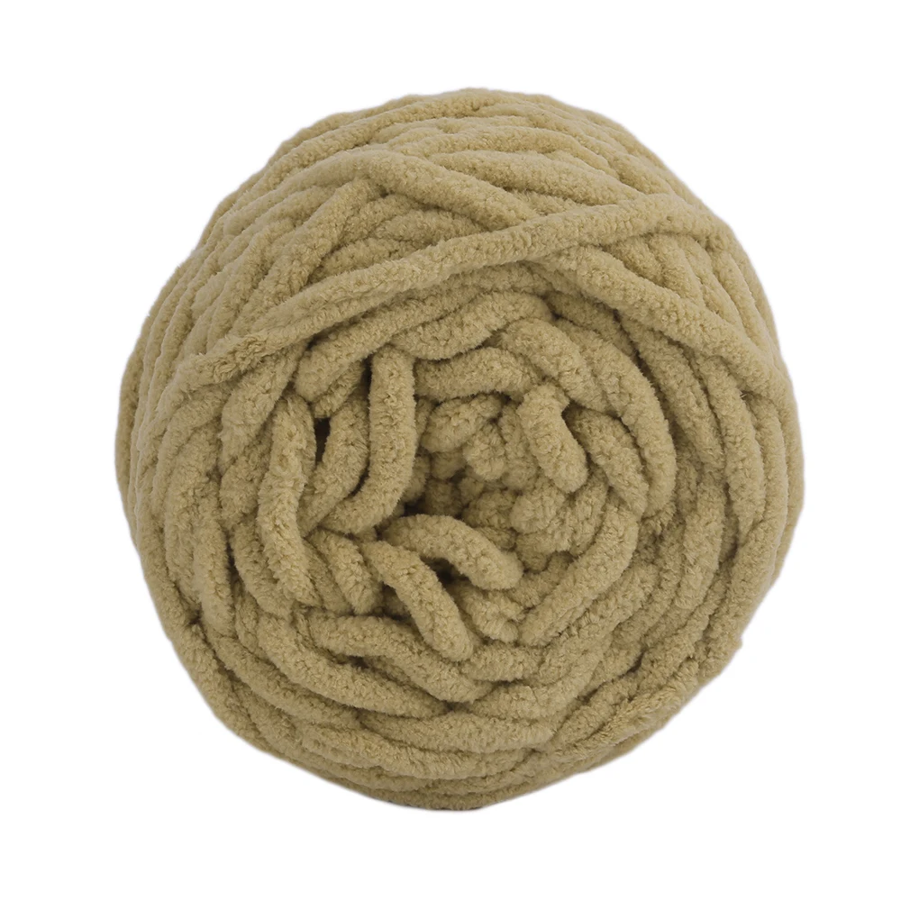 DIY шарф свитер-полотенце из толстой пряжи 95 г 7 мм Диаметр Вязание маленькое полотенце плетеные шарики цвета хаки